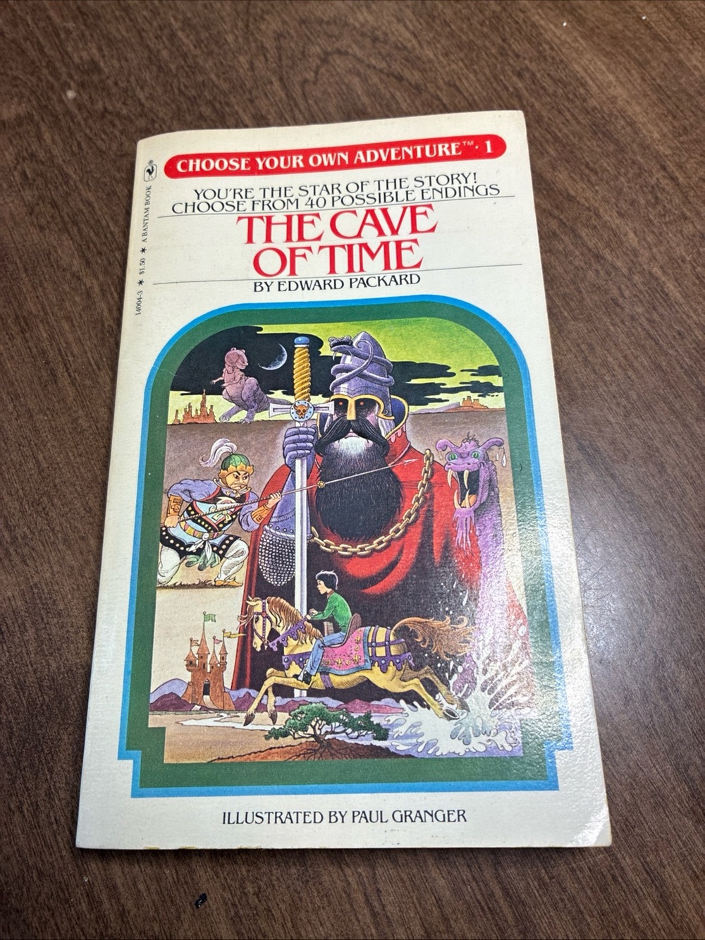 Choose Your Own Adventure (1) The Cave of Time Edward Packard PB 1981 11 Edition
